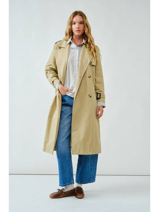 Aimee Trench Coat - Tan