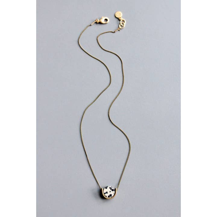 Mini Dalmatian Pendant Necklace