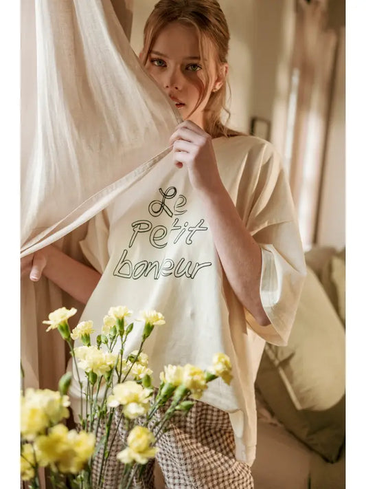 Le Petit Bonheur Tee - Beige