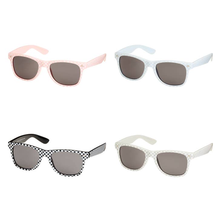 Classic Checkered Sunglasses