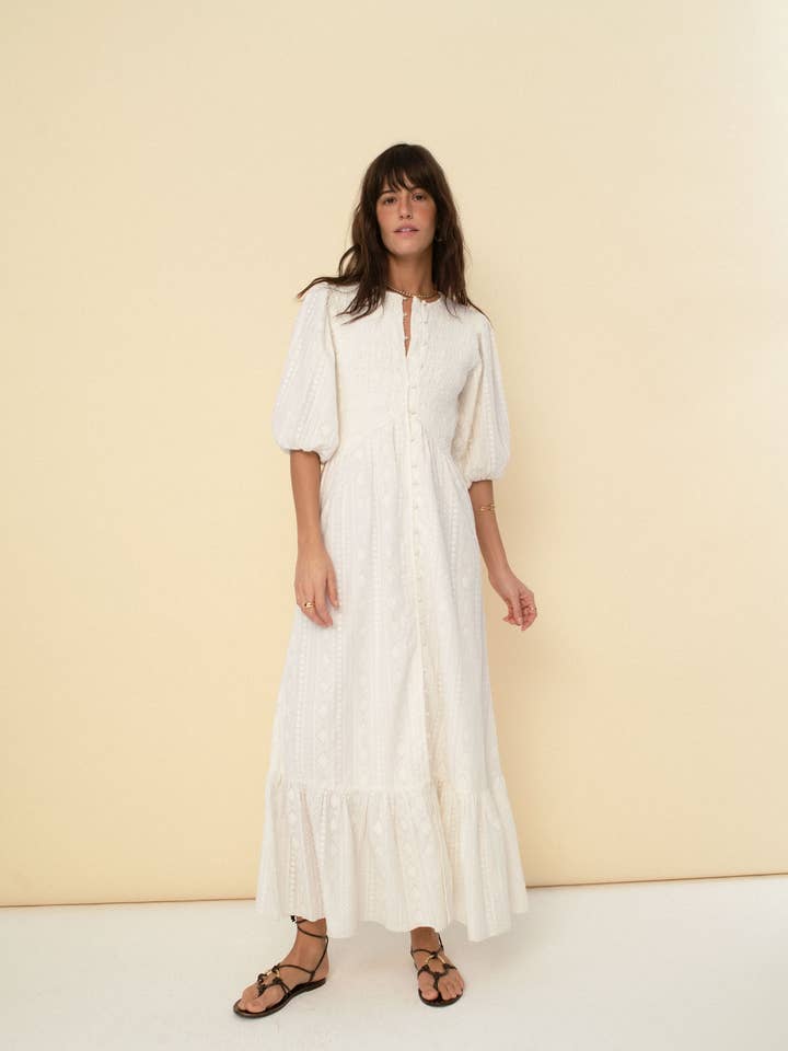 Magnolia Dress - Ecru