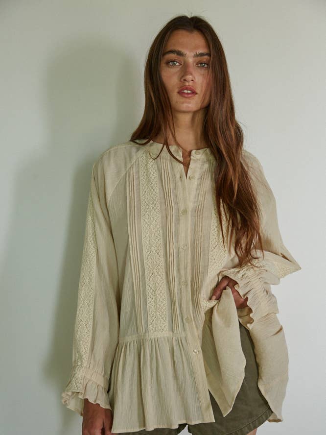 Close Call Tunic - Natural