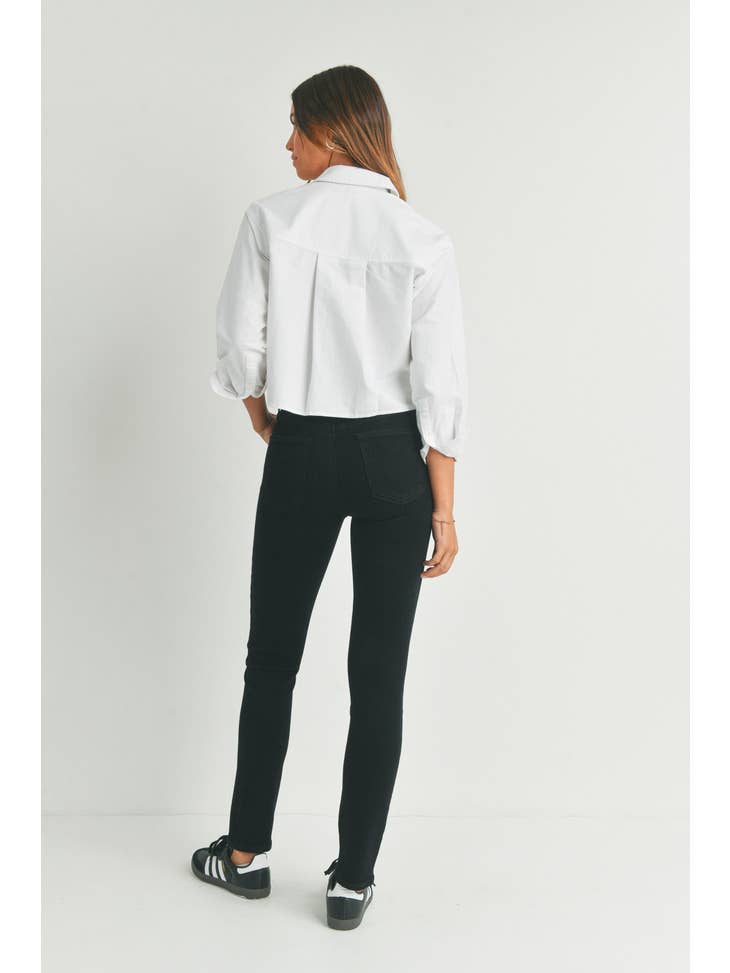 Long Slim Straight - Black
