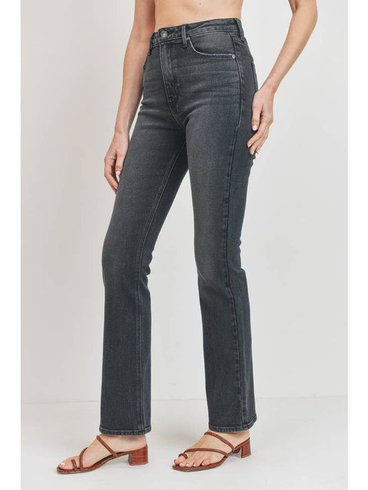 High Rise Vintage Slim Bootcut - Washed Black - Final Sale