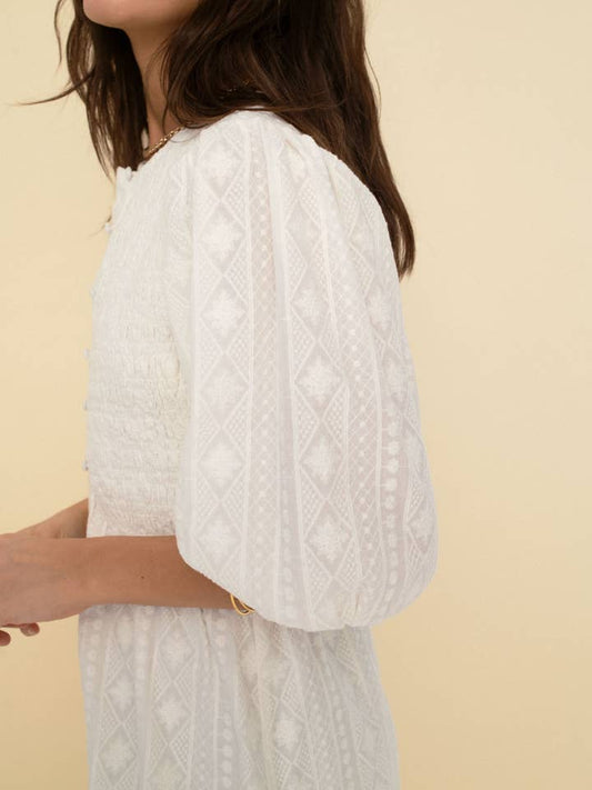 Magnolia Dress - Ecru