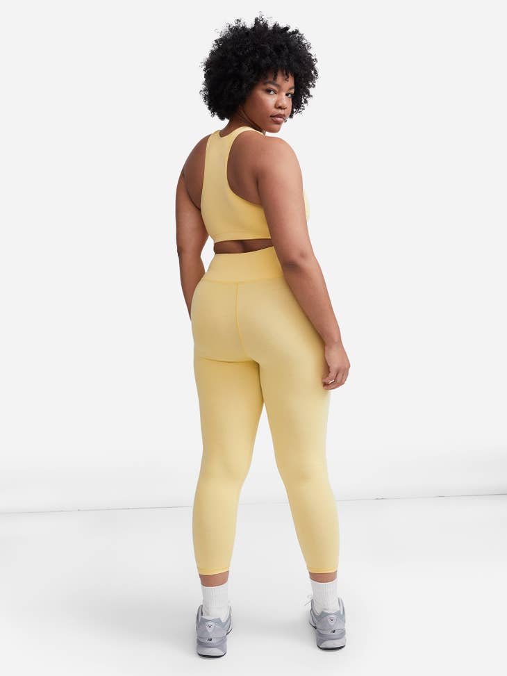 Organic Stretch Midi Legging - Solar