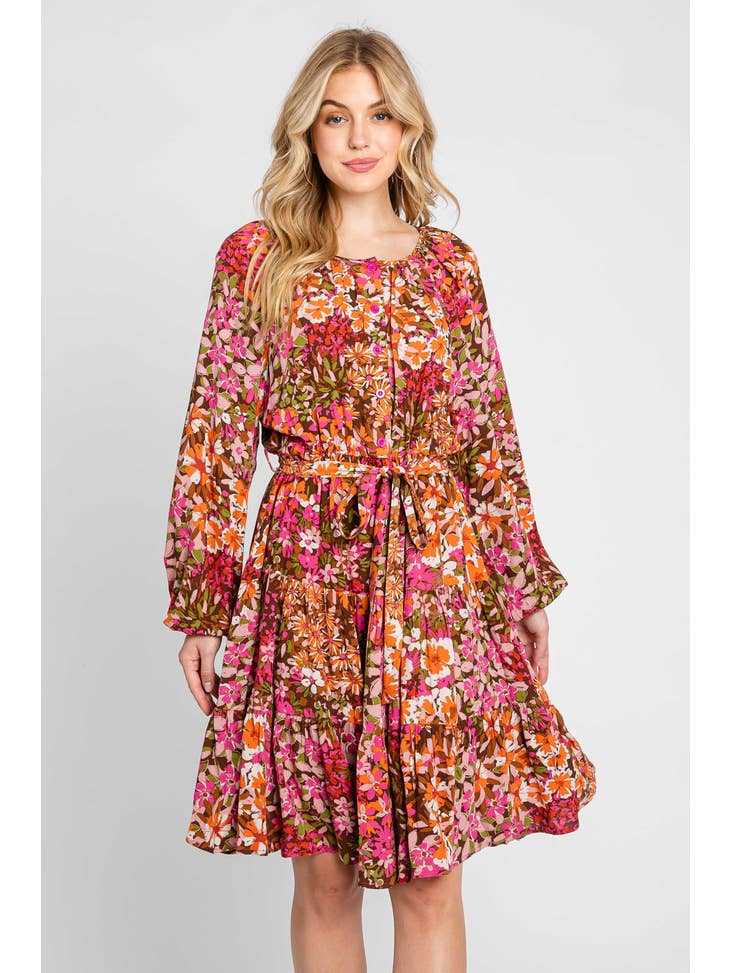 Floral Tiered Dress