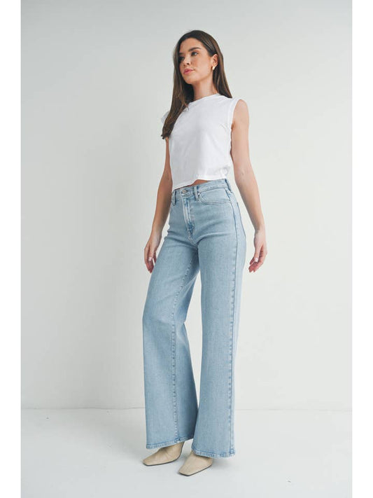 Palazzo Jean - Light Wash
