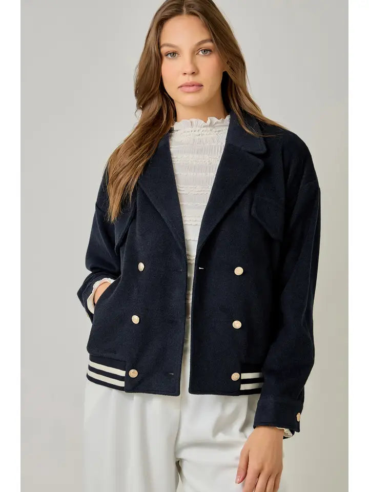 Blouson Jacket - Midnight Blue