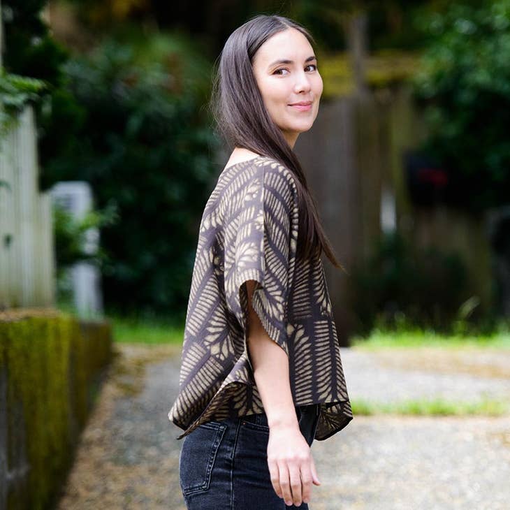 Cotton Silk Crop Top - Nue