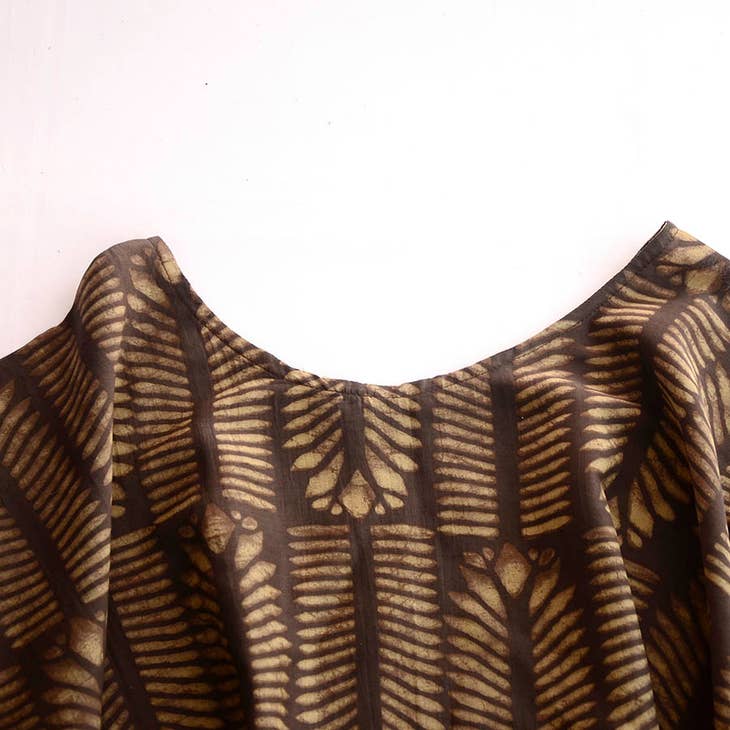 Cotton Silk Crop Top - Nue