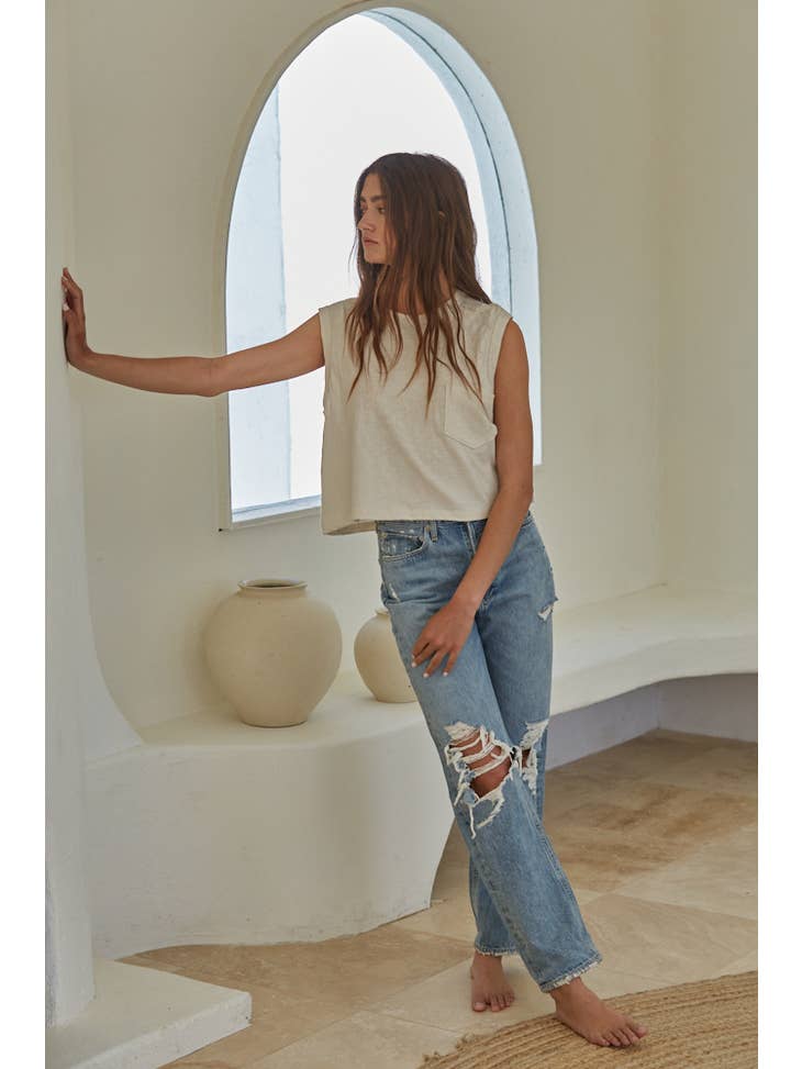 Leah Top - Clay