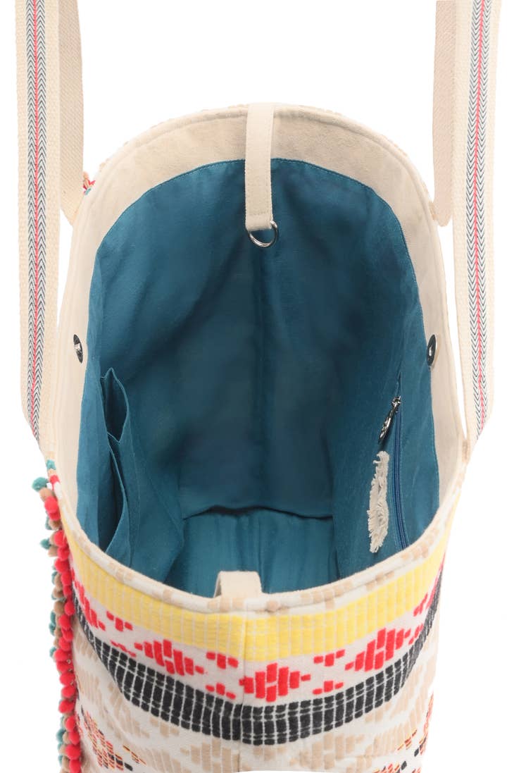 Butterfly Embellished Tote