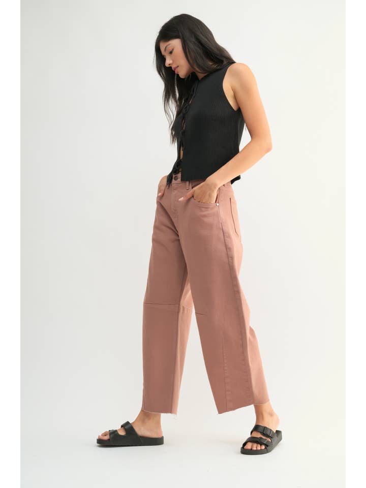 Barrel Jean - Clay