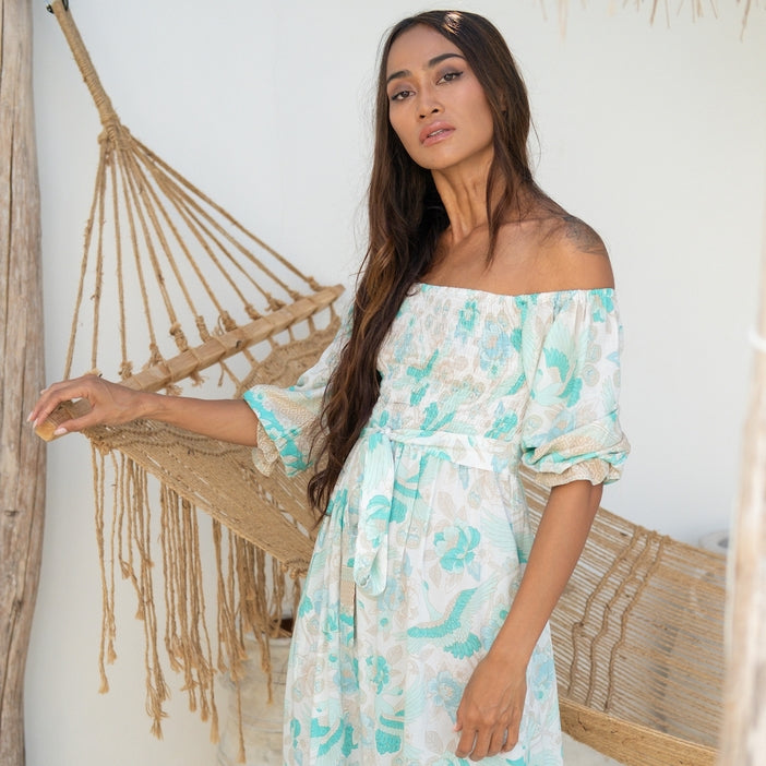 Adeline Dress - Mint