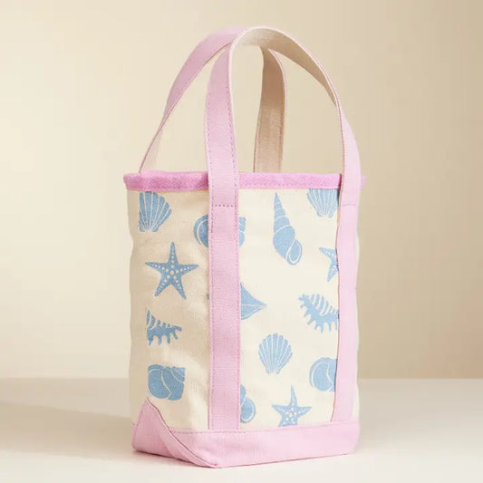 Canvas Tote Bag - Sea Shell Pink