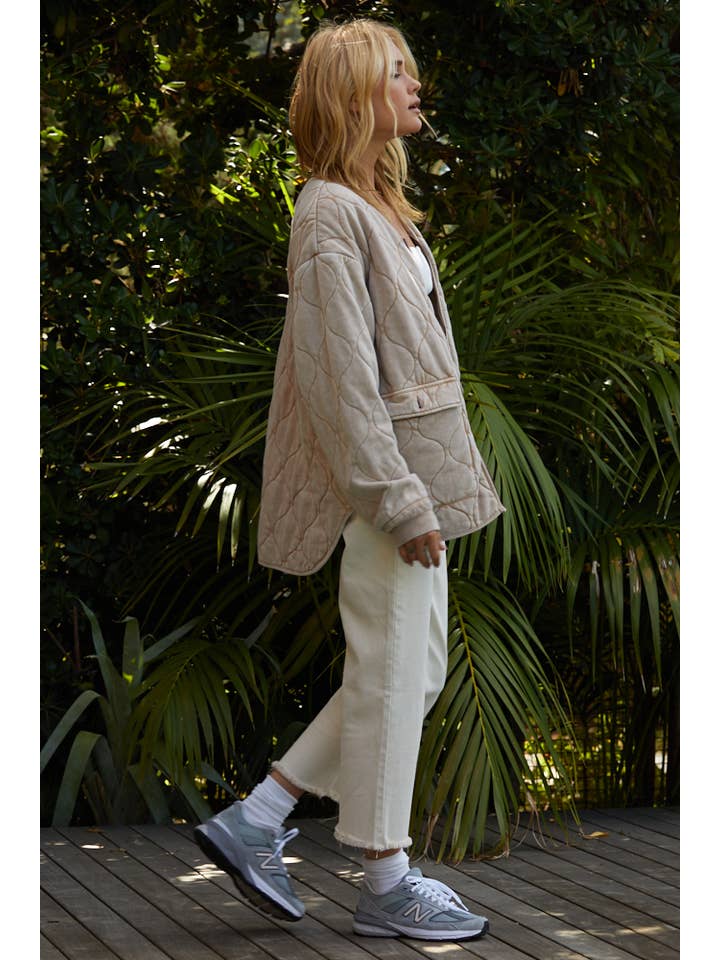 Rudy Quilted Jacket - Sand