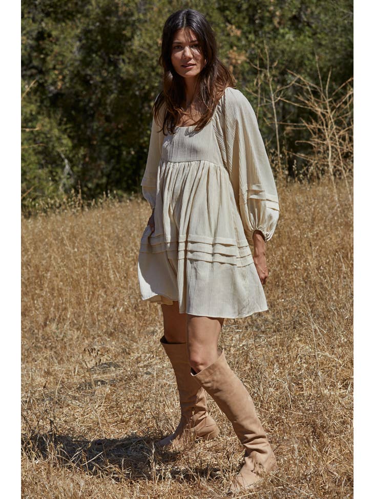 Alice Baby Doll Dress - Cream