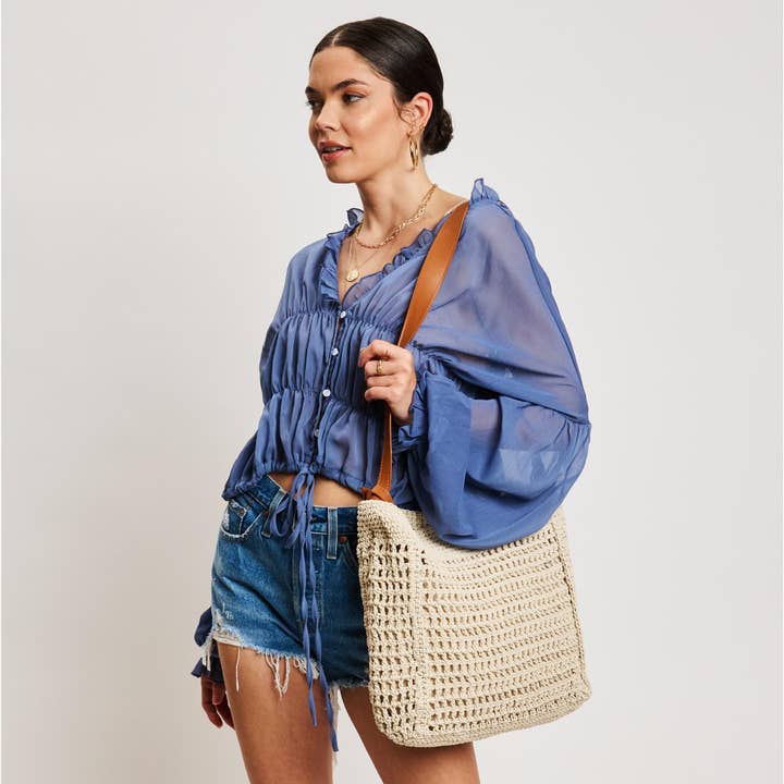 Bree Shoulder Bag - Ivory Tan