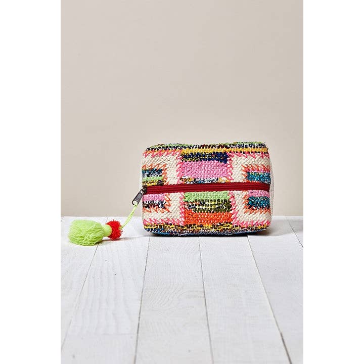 Rag Rug Origami Clutch - Multi