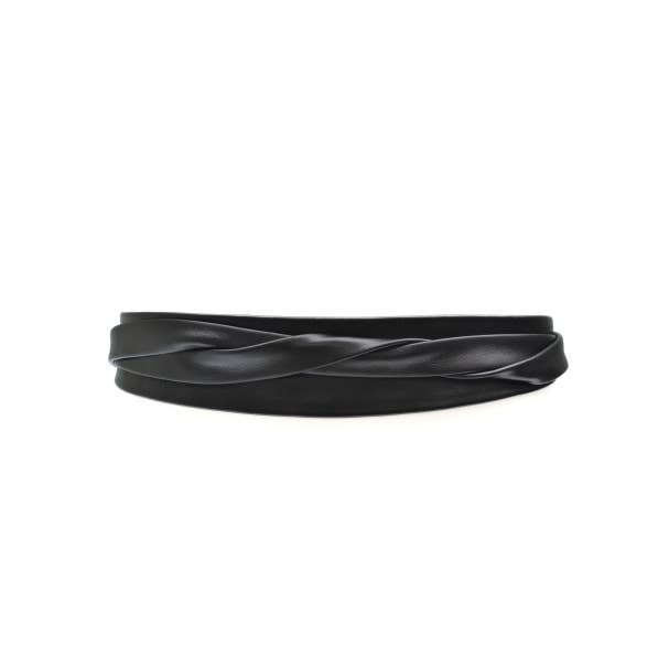 Midi Wrap Belt - Black