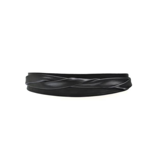 Midi Wrap Belt - Black