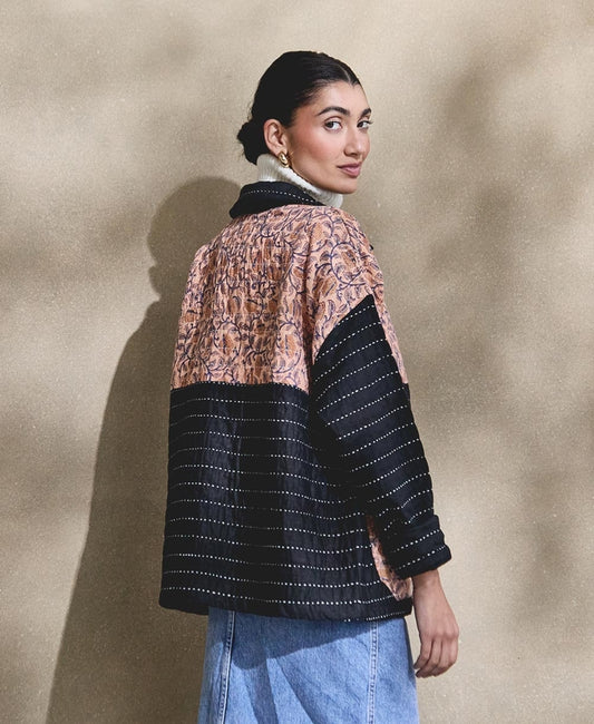 Quilted Chore Jacket - Charcoal - No. 240511