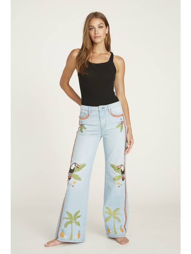 Charlee Wide Leg - Fruit Loops