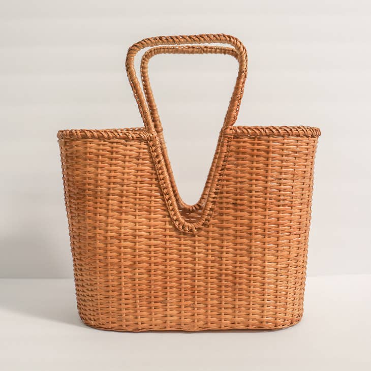 Handwoven Deep V Everyday Bag