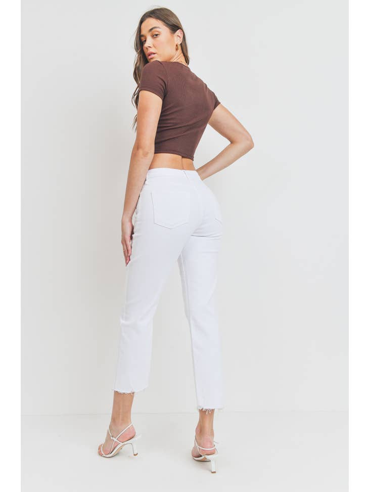 The Vintage Straight - White