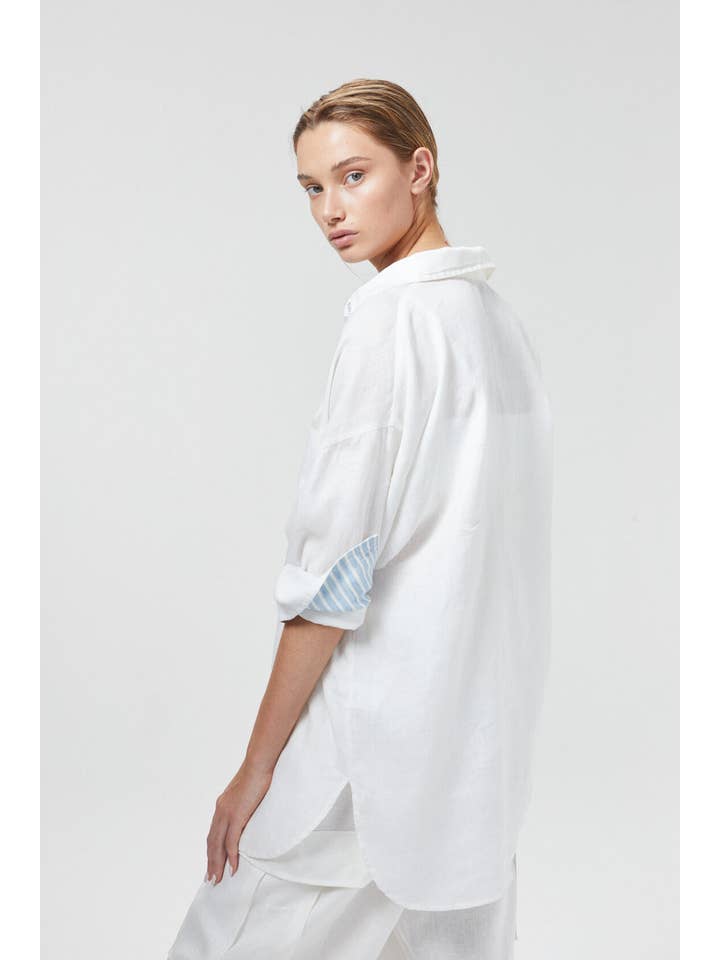 Island Linen Shirt - Off-White