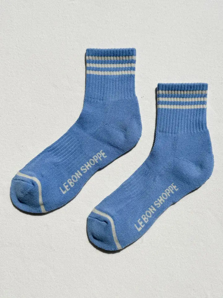 Girlfriend Socks - Parisian Blue