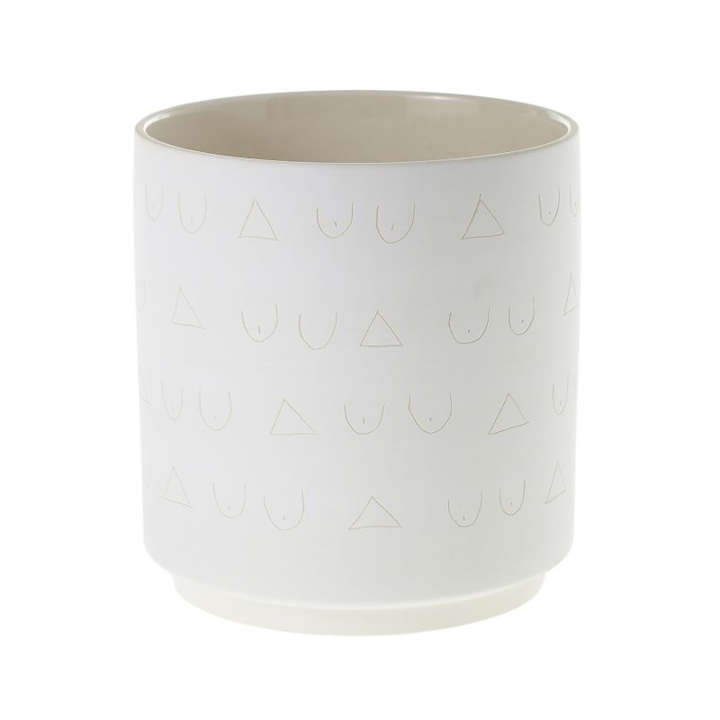 Triangles and Tatas Pot - Large