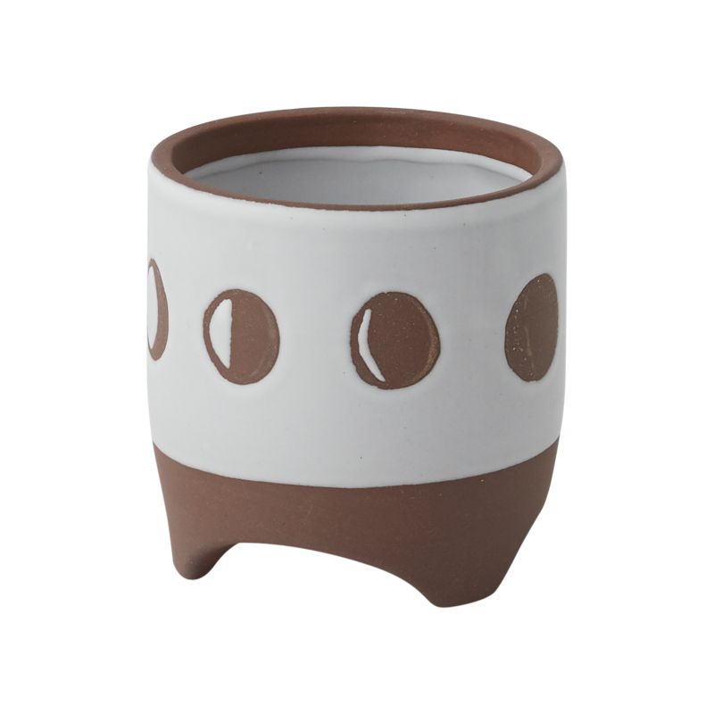 Small Solar Footed Pot