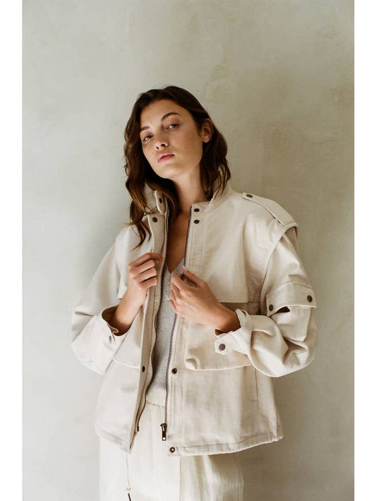 New Horizons Utility Jacket - Cream
