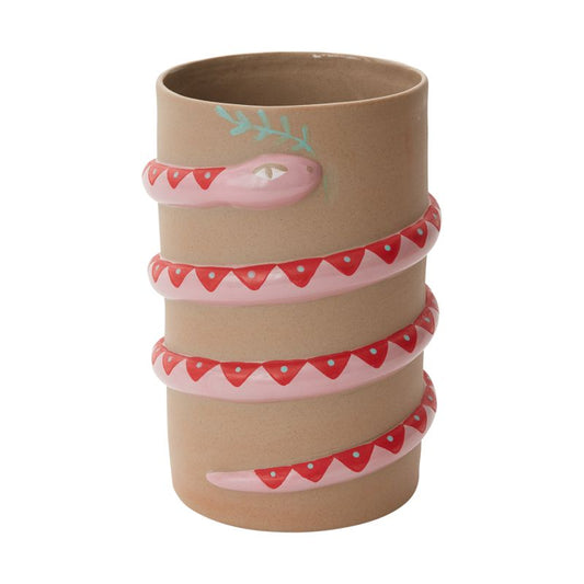 Pink Serpent Vase - Large