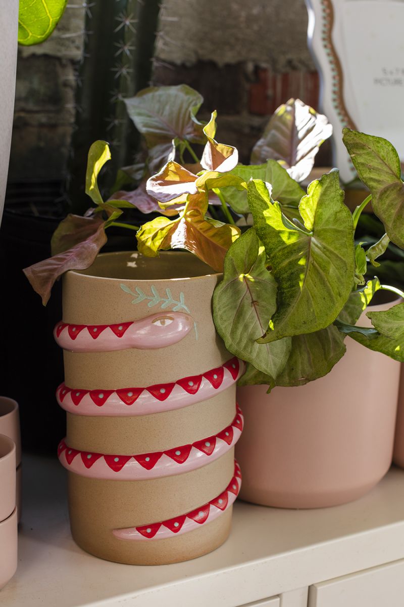 Pink Serpent Vase - Small