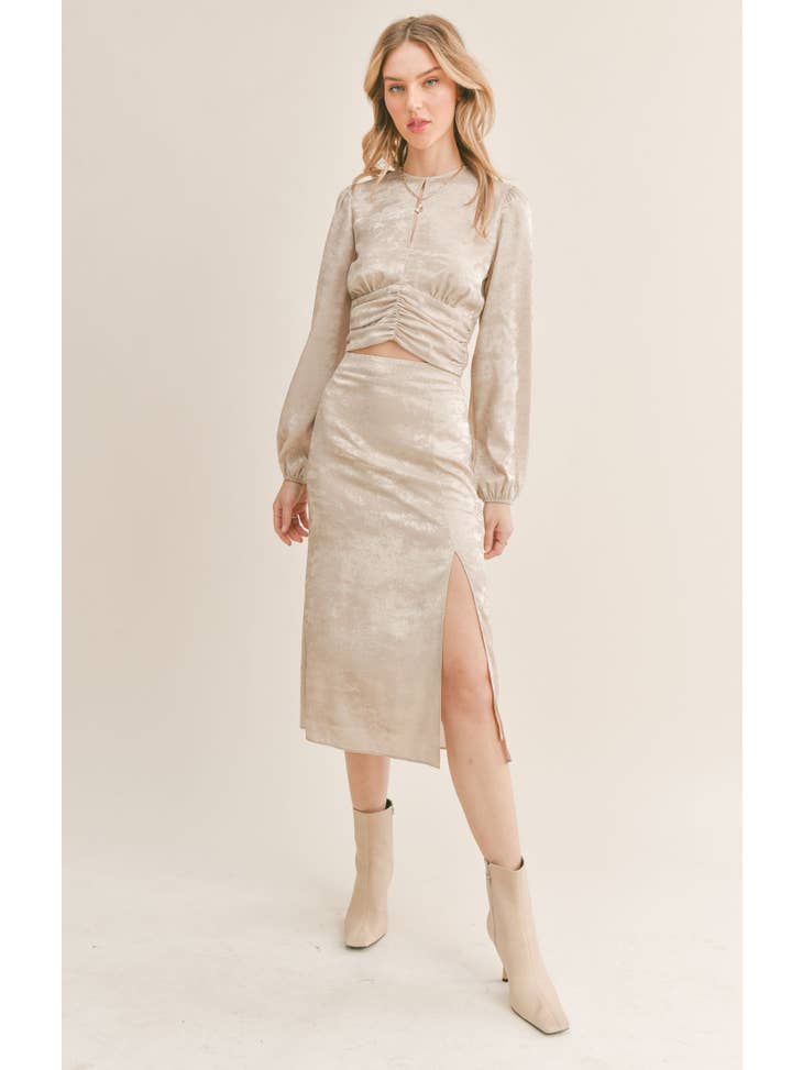 Luxe Life Top - Champagne