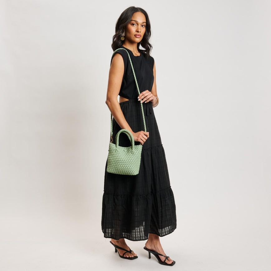 Leanna Woven Crossbody - Sage