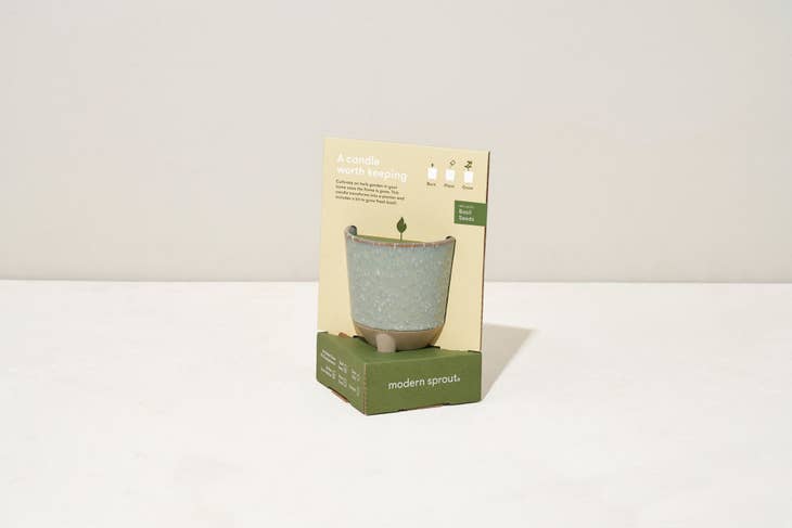 Glow & Grow Candle - Herb Garden