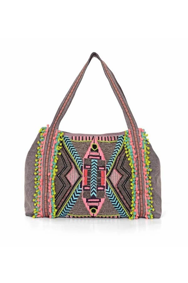 Gargoyle Embellished Tote