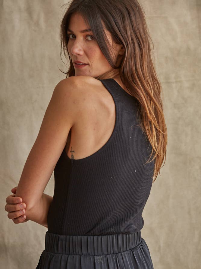 Tiana Tank Top - Black