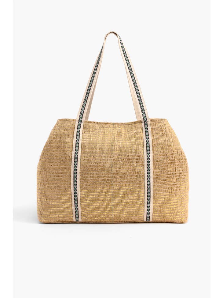 Bee Green Embellished Tote