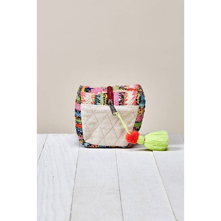 Rag Rug Origami Clutch - Multi