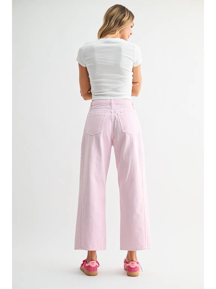 Barrel Jean Twist - Pink