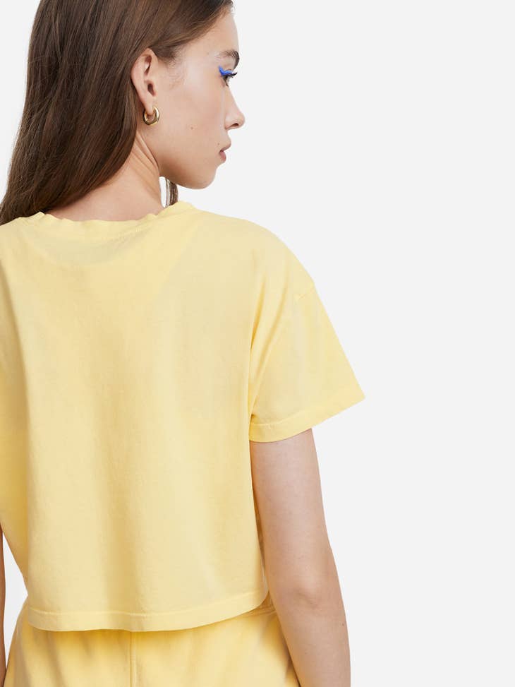 Organic Cotton Crop Tee - Solar