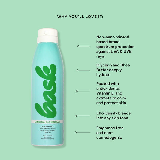 Non-Aerosol Mineral Spray Sunscreen - SPF 30