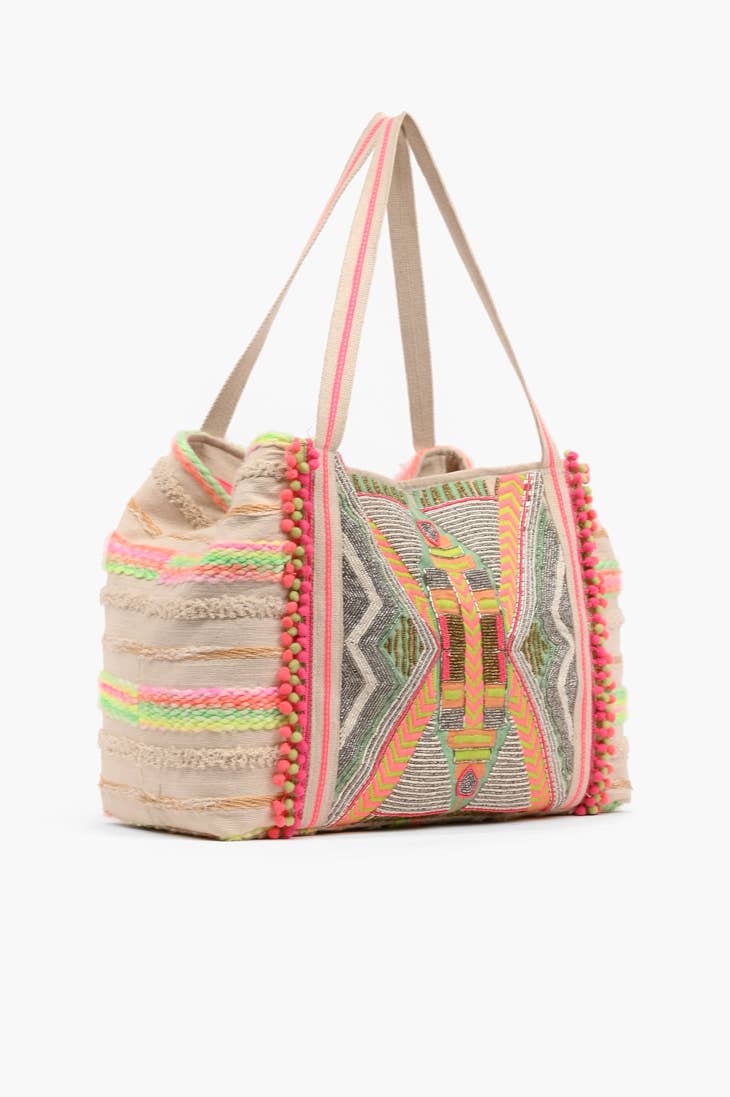 Neon Lights Impala Aztec Tote