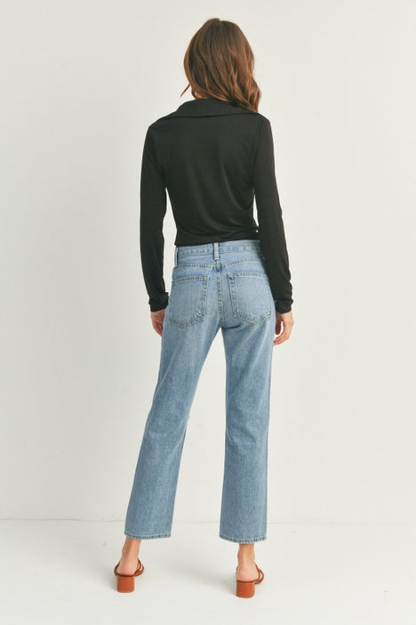 High Rise 90s Fit Jean - Light Denim