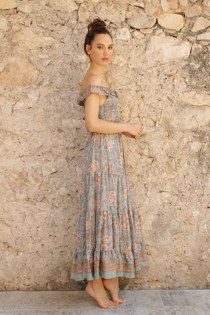 Indira Dress - Blue